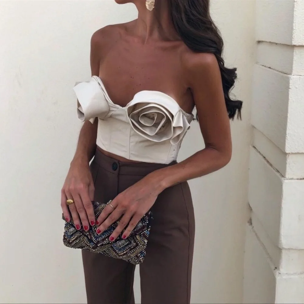 LAST 1!🔥ZARA FLORAL BUSTIER LIMITED EDITION - Picture 4 of 17